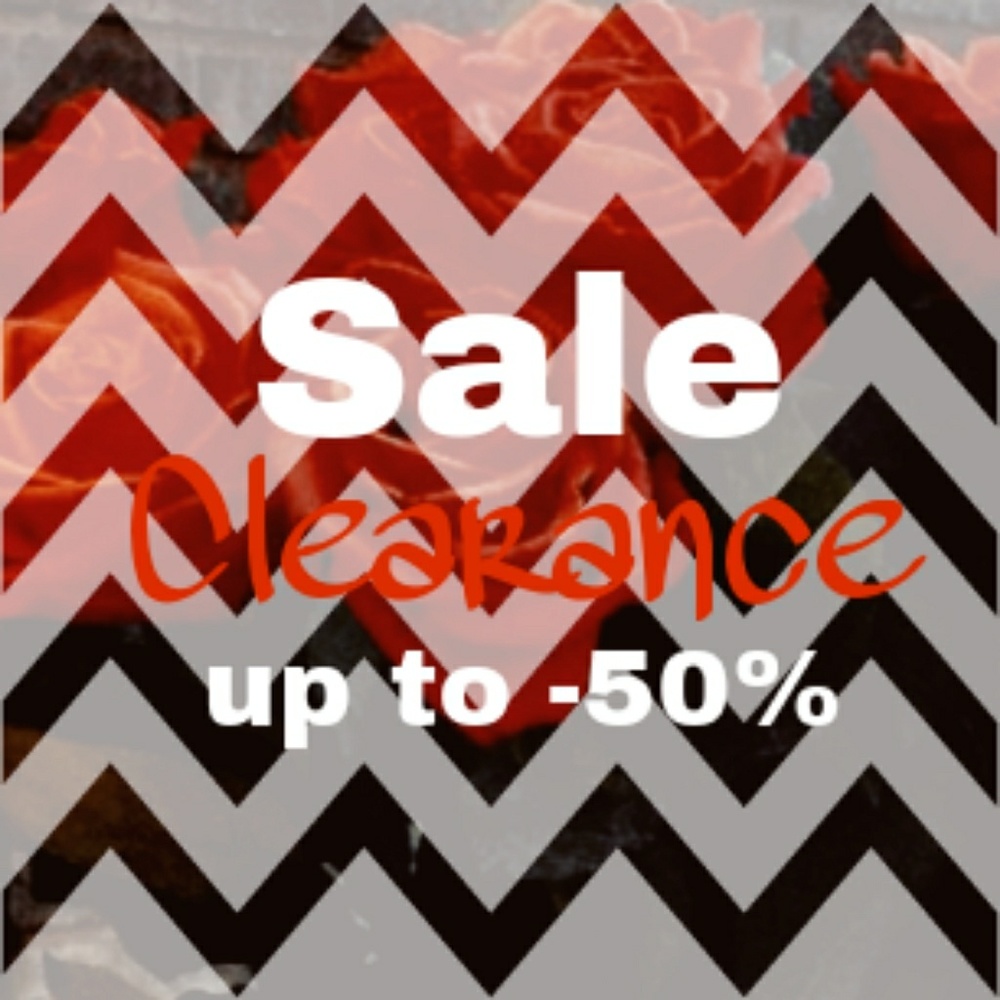 Clearance & Reduced Items section🛍🛍🛍